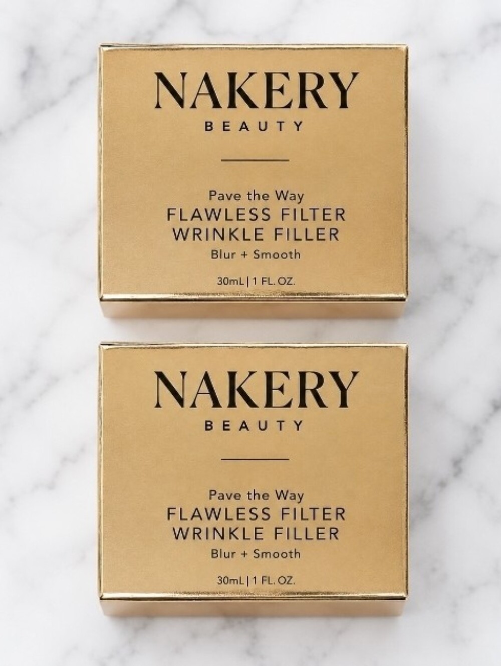2 jars Nakery Pave The Way Flawless Filter Wrinkle Filler Blur 1oz each NIB!